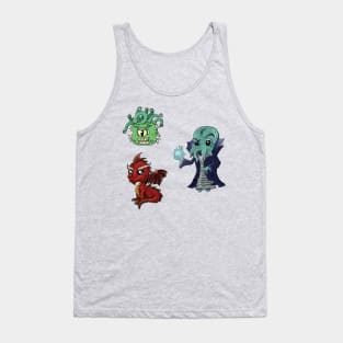 Cute DnD Monsters Set Tank Top